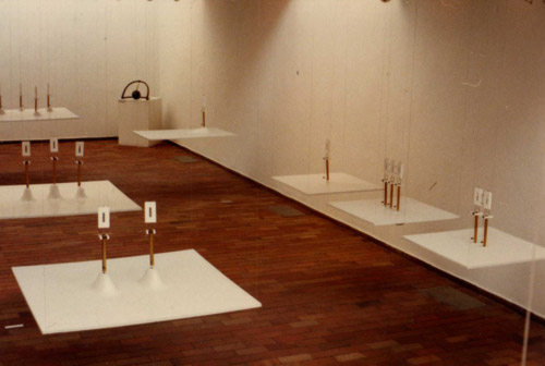Exposición '<i>Paisatge de So</i>'. Fundació Miró, Barcelona, 1982<br>© Kan Masuda