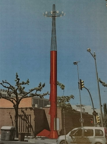 Campana esglèsia Verge del  Pilar <br>Lleida, Catalunya, Spain<br>© Kan Masuda